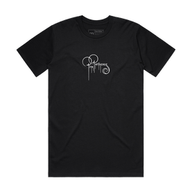 Tシャツ・カットソー LAUGHER PATMAT Best Friend T-Shirt Black PM7 Logo Black T-Shirt | PinkPantheress Shop